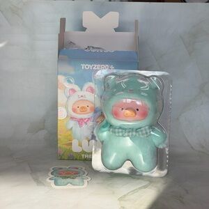 Lulu Piggy 'Joyful Time' Series Mint 'Fortune Bunny’ NEW Open Box + Bag + card